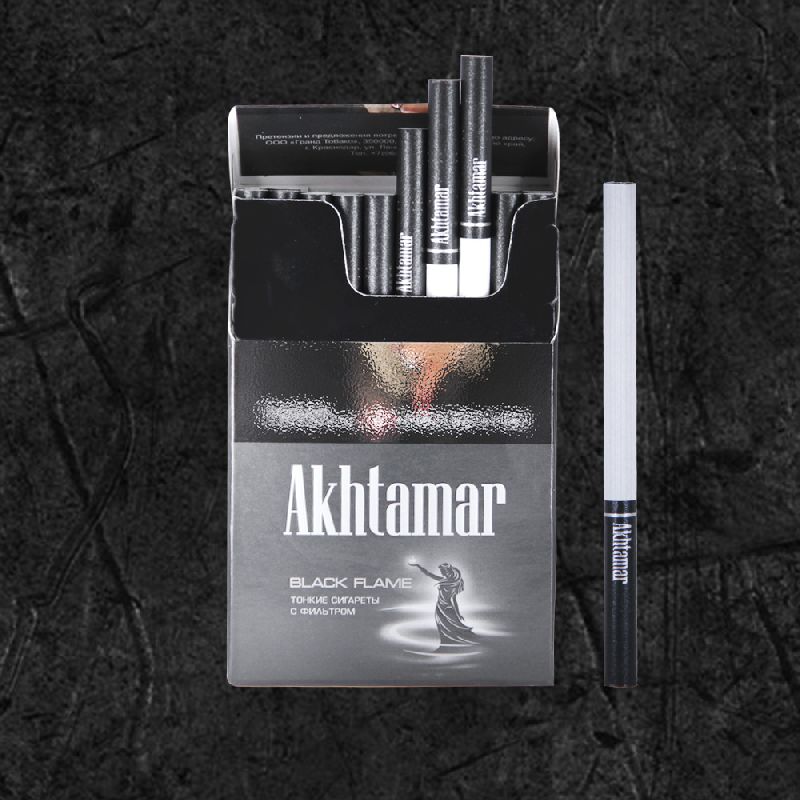 Сигареты Ахтамар Блек Фрейм (Akhtamar Black Flame Nanokings 5.4/84)