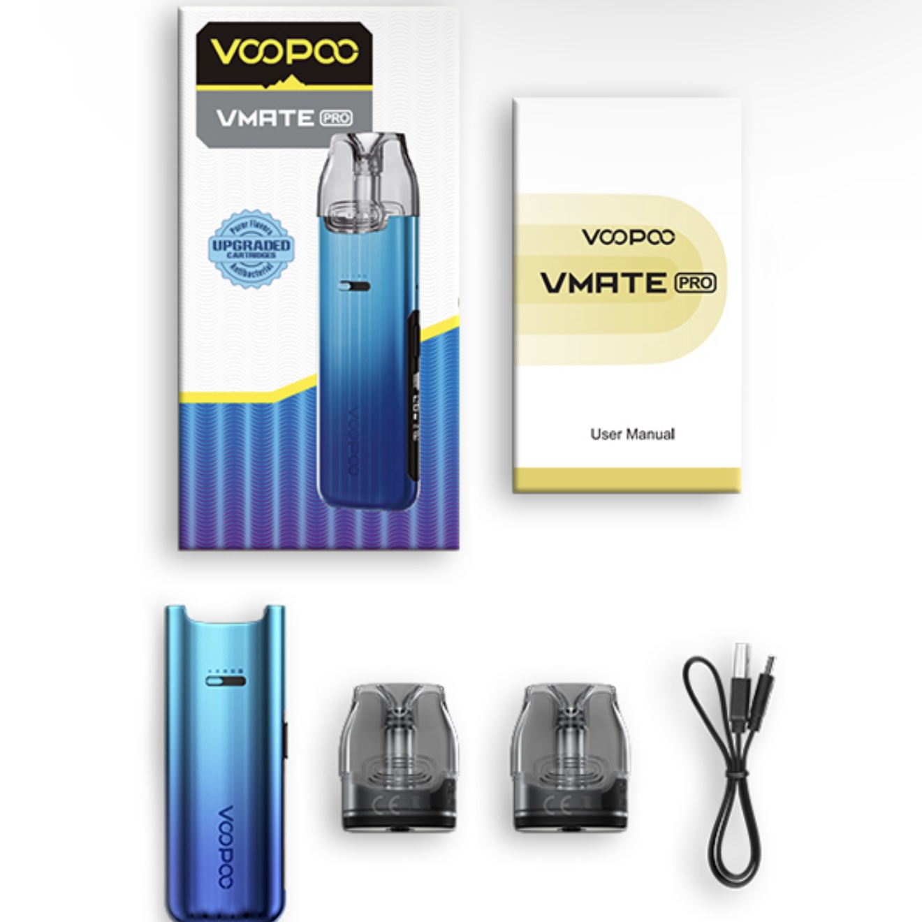 Электронная сигарета Voopoo Vmate Pro Pod Kit 25W, Neon