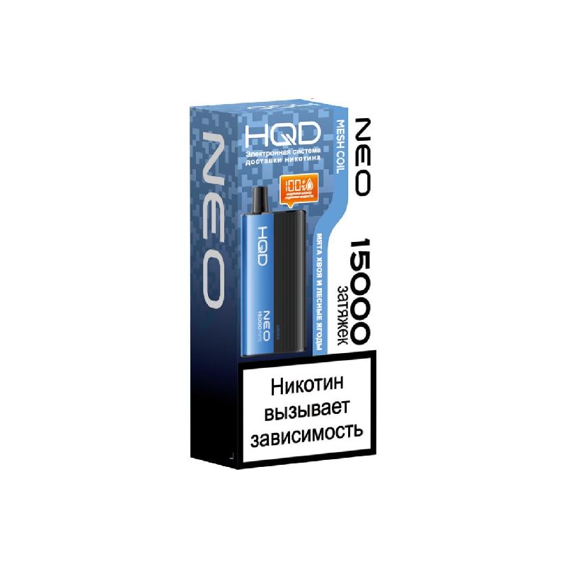 HQD NEO 15000 Siberia / Мята, хвоя и лесные ягоды