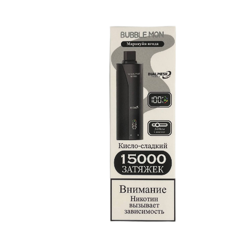 Bubble Mon Booster P-15000 Маракуйя Ягода