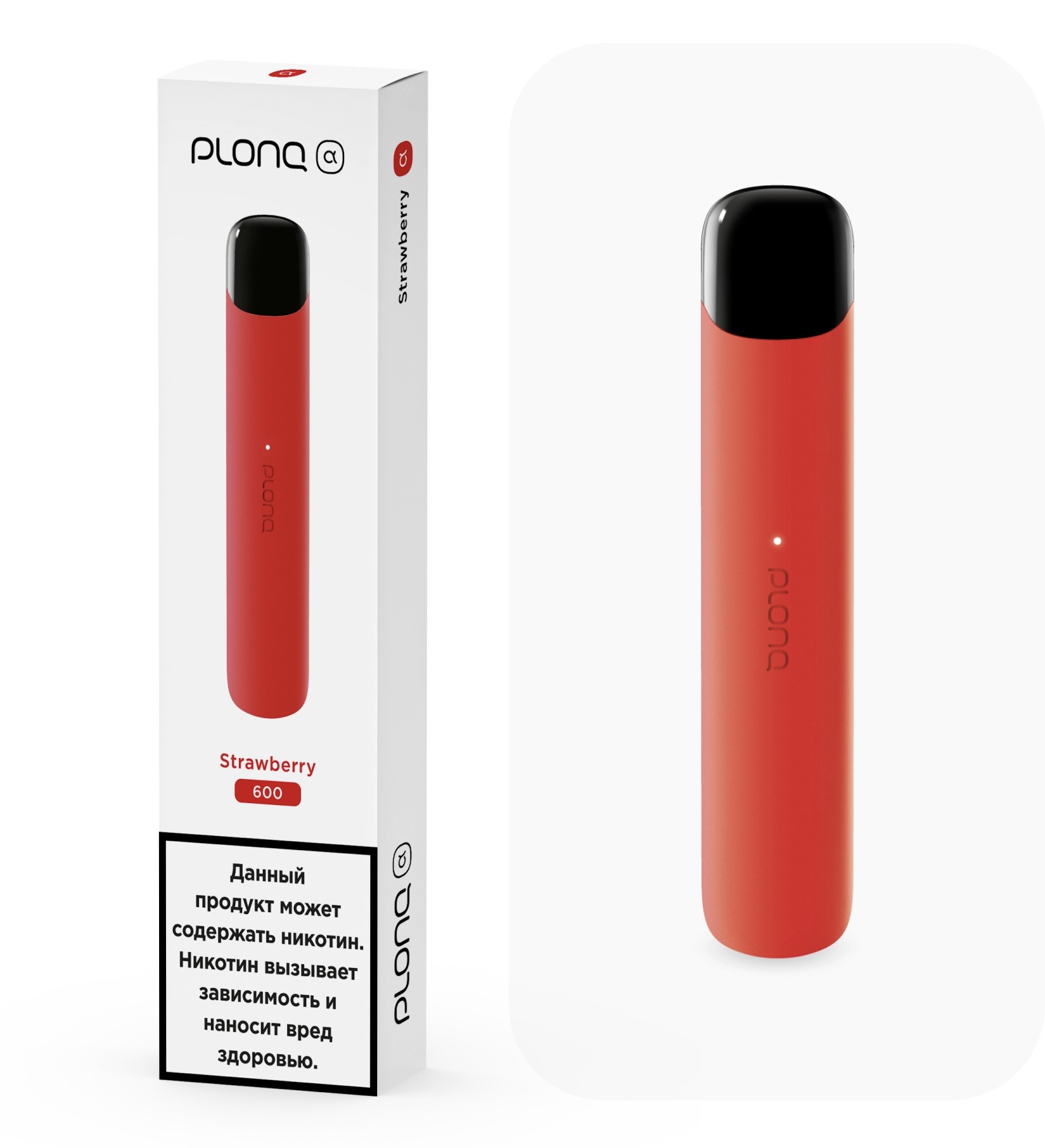 Электронная сигарета Plonq Alpha Strawberry (Плонг Альфа Клубника)