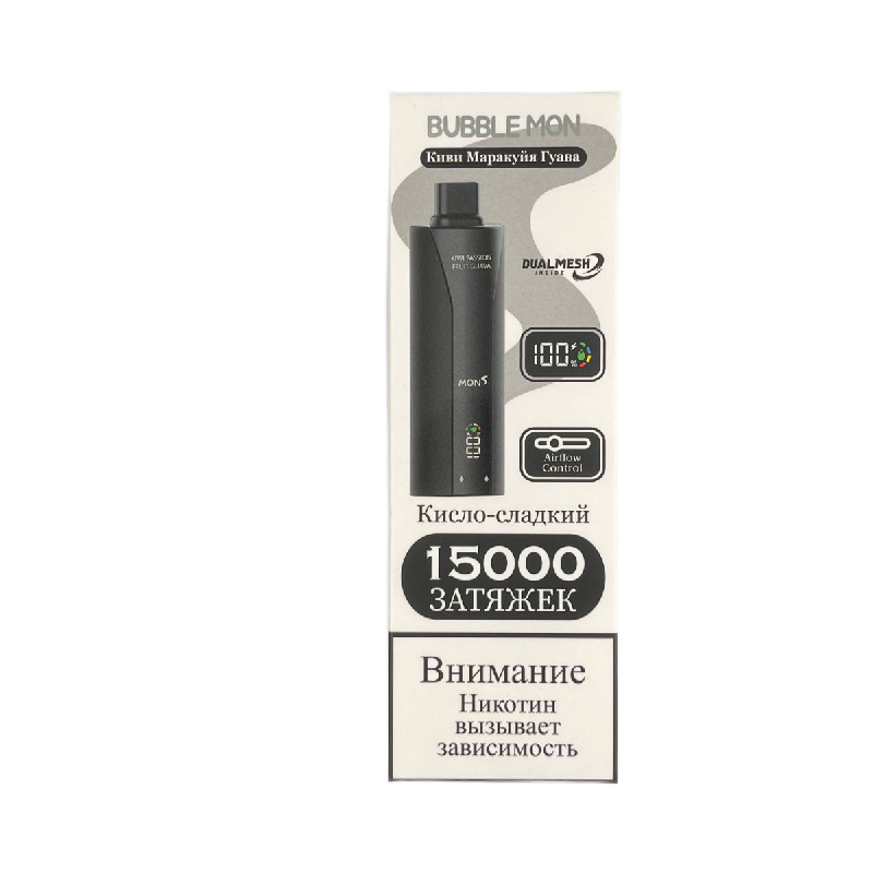 Bubble Mon Booster P-15000 Киви Маракуйя Гуава