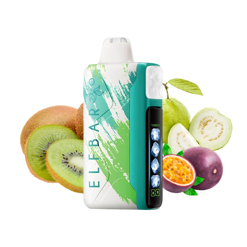 Электронная сигарета Elf Bar Ice King 30000 - Киви маракуйя гуава (Kiwi Passion Fruit Guava)