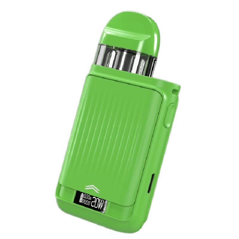 Перезаправляемая Под-система Бруско Миникан Плюс Слайдер (Brusko Minican Plus Slider) 1200 mah, Зеленый